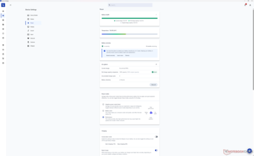 Configurações do perfil de desempenho