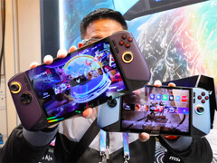 O MSI Claw 8 AI+ em suas edições Glacier Blue e Polar Void. (Fonte da imagem: Gadget Pilipinas)
