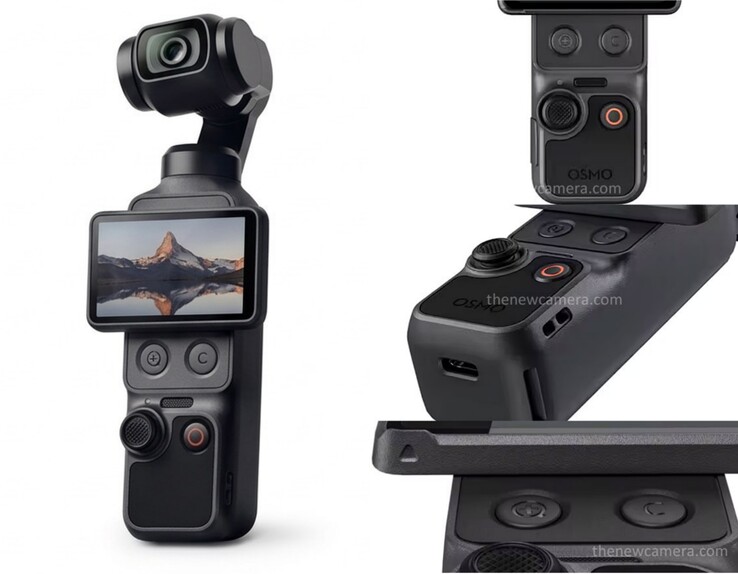 Primeiras renderizações de aparência oficial do DJI Osmo Pocket 4.