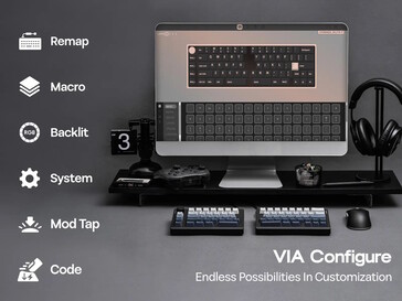 São anunciadas amplas opções de configuração. (fonte da imagem: Epomaker)