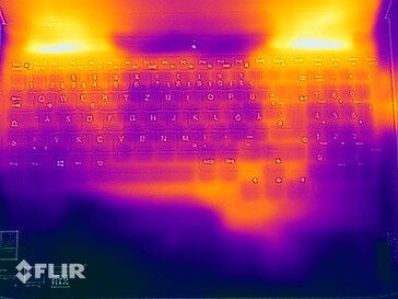 Teste de estresse de temperatura da superfície (topo)