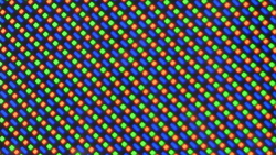 Exibição da grade de sub-pixel