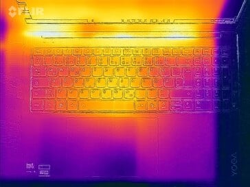 Teste de estresse de temperatura da superfície (lado superior)