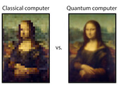 Diferença entre computadores clássicos e quânticos. (Imagem: Caltech)