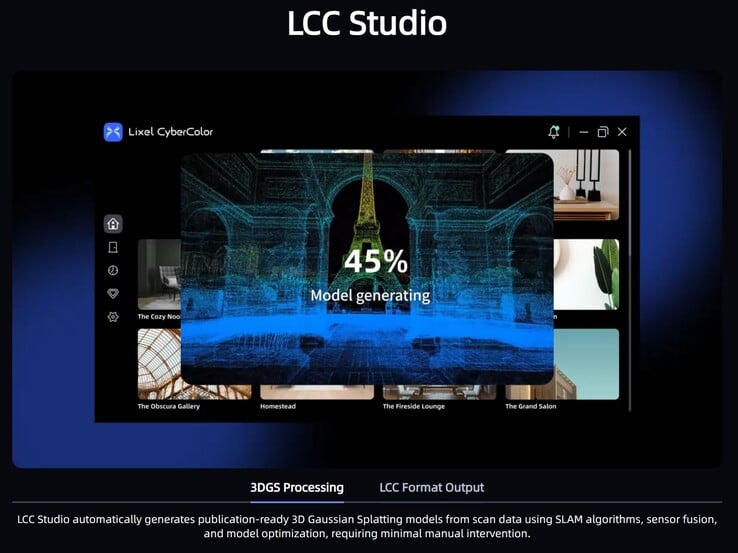A LCC Studio cria modelos 3D a partir dos dados da câmera