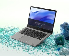 O Chromebook Vero 514 é ecologicamente correto e robusto o suficiente para ganhar um certificado de grau militar. (Fonte de imagem: Acer)