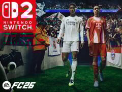 Banner do EA Sports FC 26 Switch 2 com o logotipo do Switch 2 (Fonte da imagem: Nintendo of America com edições)