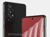 Contar o Galaxy A73, além de seu predecessor, pode ser complicado. (Fonte de imagem: @OnLeaks &amp; Zoutons)