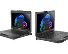 O modelo da AMD vem com uma tela de 15,6 polegadas, enquanto o modelo da Intel é um pouco menor, com uma tela de 13,3 polegadas. (Fonte da imagem: Getac)