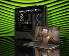 A Nvidia finalmente mostrou a GPU RTX 5050 para desktops. Imagem promocional mostrando um laptop e um PC de torre (fonte da imagem: Nvidia)