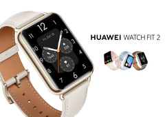 O relógio FIT 2 está lentamente ganhando características após seu lançamento europeu na primavera. (Fonte da imagem: Huawei)