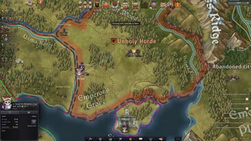 Uma imagem mostrando uma parte do mapa-múndi em Norland.