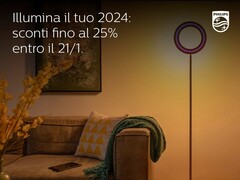 A conta do Instagram da Philips Hue Italia compartilhou uma imagem de uma luminária de chão ainda não lançada. (Fonte da imagem: Philips Hue Italia via Hueblog)