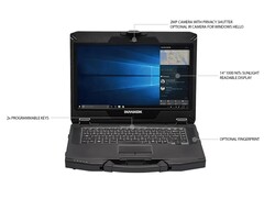 Durabook S14I laptop robusto atualizado com Intel 11th gen Tiger Lake CPUs e GeForce GTX 1050 gráficos (Fonte: Durabook)