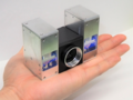 O pequeno projetor laser Toshiba mede 71 cm³ (~4,3 in³). (Fonte de imagem: Toshiba)