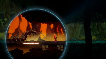 Uma imagem mostrando um portal em Unbound: Worlds Apart.