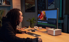 O Studio Display Pro pode se assemelhar ao Studio Display, fotografado. (Fonte da imagem: Apple)