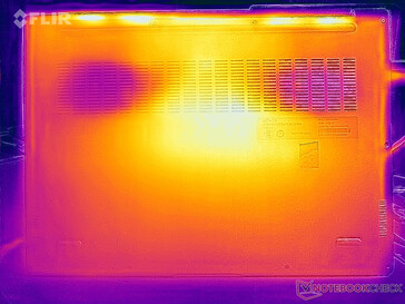 Teste de estresse de temperatura da superfície (parte inferior)