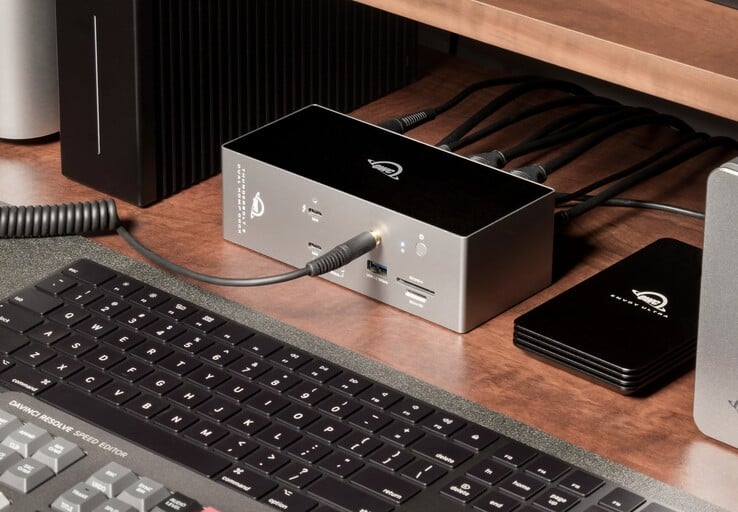 O OWC Thunderbolt 5 Dock apresenta um design sofisticado e uma porta Airport mais eficiente.