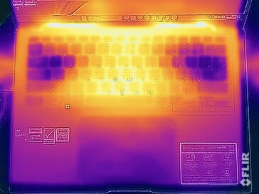 Teste de estresse de temperatura da superfície (parte superior)