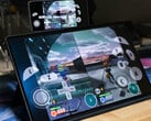 O Dolphin Netplay rodando Star Fox: Assault em dois dispositivos Android diferentes.