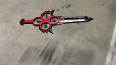 Uma imagem do drone semelhante a uma espada pairando no ar (Fonte da imagem: Wooden-Journalist902 via Reddit, captura de tela)