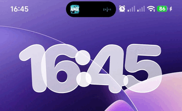 HyperIsland da Xiaomi em ação. (Fonte da imagem: u/Square-Opportunity48 via Reddit)