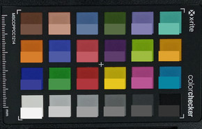 ColorChecker: The target color is displayed in the bottom half of each field.