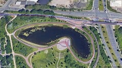 Teste de GNSS: Contornando um lago
