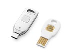 O novo Titan Security Key do Google pode armazenar até 250 chaves de acesso em um pendrive USB-C. (Imagem: Google)