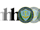 Logotipo da Hims and Hers com o logotipo da FTC