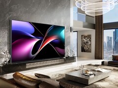A Hisense 116UX RGB-MiniLED TV foi lançada na China. (Fonte da imagem: Hisense)