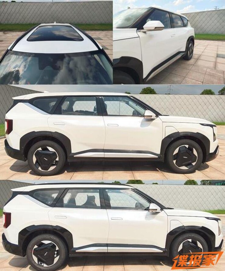 Imagens vazadas da versão de produção do Kia EV5. (Fonte da imagem: Autohome)