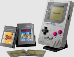 O Lego Game Boy em escala 1:1 já foi convertido em um console jogável (Fonte da imagem: Lego.com)