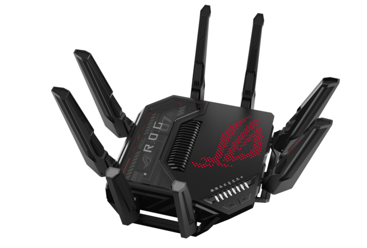 Roteador de jogos Asus ROG Rapture GT BE98 (imagem via Asus)