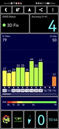 Teste de GPS ao ar livre