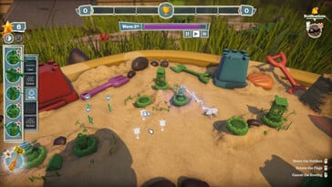 Na imagem: Uma captura de ecrã de uma partida de Toy Shire.