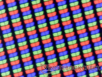 A sobreposição brilhante permite pixels RGB crocantes e sem problemas de granulosidade