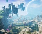 Uma imagem mostrando o mundo aberto em Edge of Eternity.