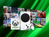 Banner do Xbox Series S com biblioteca e controle do Game Pass (Fonte da imagem: Xbox Wire com edições)