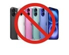 Apple as famílias iPhone 15, 16 e 16e com telas fabricadas pela BOE podem não ser mais vendidas nos EUA. (Fonte da imagem: Apple, editado)