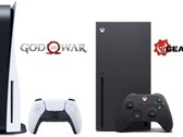 Tanto o PS5 quanto o Xbox Série X foram sujeitos a embustes. (Fonte da imagem: Sony/Microsoft - editado)