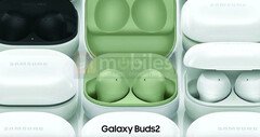 Um novo renderizador Galaxy Buds2. (Fonte: 91Mobiles)