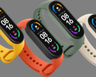 O Mi Band 7 deve ser lançado em várias cores, Mi Band 6 fotografado. (Fonte da imagem: Xiaomi)