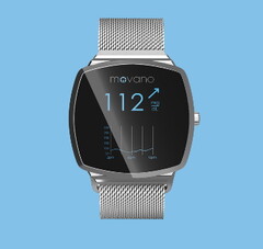 Um retrato de como o Movano smartwatch poderia parecer. (Fonte da imagem: Movano)