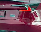 2024 Tesla Model 3 Performance com emblema Ludicrous (imagem: Des Williams/X)