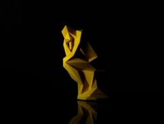Um modelo impresso em 3D do The Thinker (Fonte da imagem: Vinicius Amano via Unsplash; cortado)