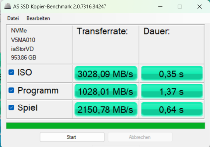 Cópia de benchmark