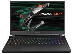 Em revisão: Aorus 15P YD. Dispositivo de teste fornecido por: Gigabyte Alemanha