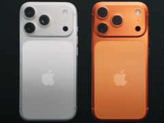 Cosmic Orange é a nova cor exclusiva dos telefones Apple iPhone 17 Pro desta geração. (Fonte da imagem: Apple no YouTube, editado)